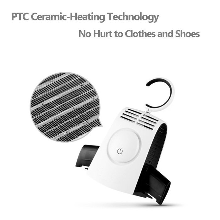 Dewel Portable Cloth & Shoes Fast Dryer Hangers, Folding Travel 1-3 Hours Fast Drying Machine with Hot & Cold... N6