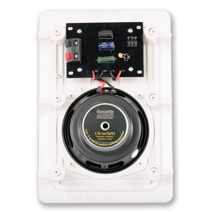 Acoustic Audio CS-IW520-5PR 200 Watt 5.25" 2-Way Home Theater In-Wall/Ceiling Speakers (5-Pair) N4