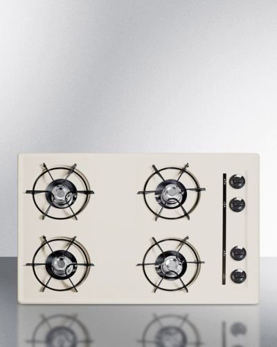 SNL05P 30" wide cooktop in bisque, with four burners and battery start ignition; replaces STL05P