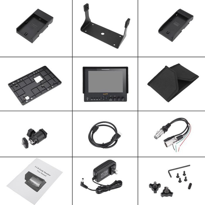 LILLIPUT 663 7" IPS 1080P HDMI IN HD Monitor for DSLR & Full HD Camcorder for Canon 5D2 5D3 II DRLR Camera N2