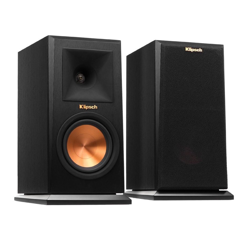 Klipsch Home Theater System Bundle (RP-150M (2-Pair), RP-250C) with Receiver (Onkyo TX-RZ800 - Cherry) N7