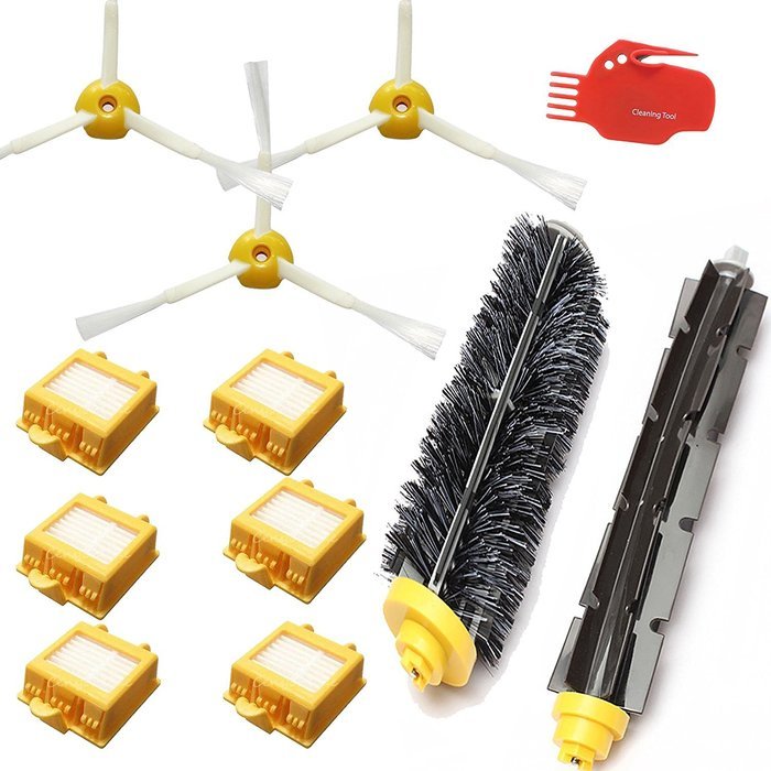 Smartide Accessory Kit for Irobot Roomba 700 760 770 780 790 Vacuum Cleaner Kit - Includes 6 Pc Filter, 3pc Side...
