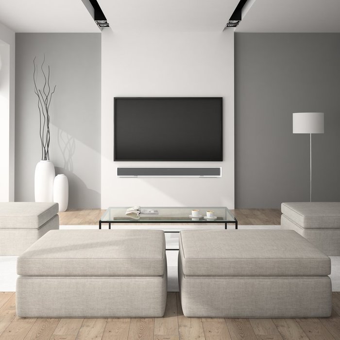 (Upgarde Version) LONPOO 609B 80cm Slim TV Soundbar Bluetooth Subwoofer 20W*2 Super BASS with Remote Control (... N5