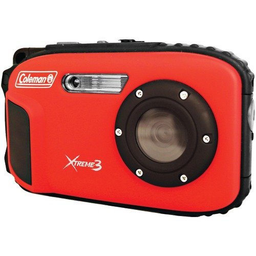 Coleman 20.0 Megapixel Xtreme3 Hd And Video Waterproof Digital Camera (red)