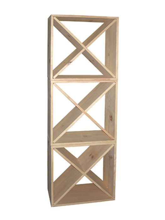 Vinotemp VNTVT-X-BINS Rack-A1 X-Bins, Pine