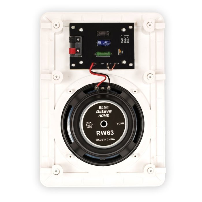 Blue Octave Home RW63 In-Wall Speakers (White) N7