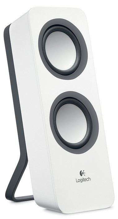 Logitech Multimedia Speakers Z200 with Stereo Sound for Multiple Devices, White