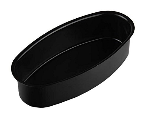 Non-stick Black Aluminum Alloy Cheese Cake Pan Dish / Cake Mold ,Elliptic Mold N3