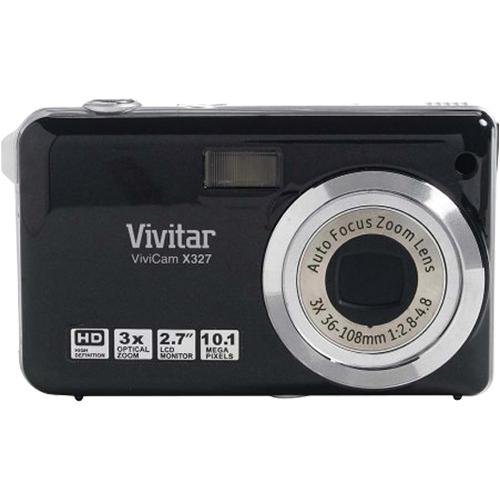 Vivitar ViviCam X327 - Digital camera - compact - 10.1 Mpix - optical zoom: 3 x - supported memory: MMC, SD, SDHC