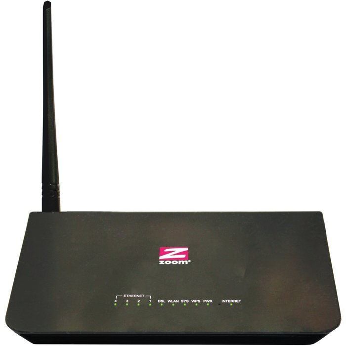 Zoom 5792-00-00 4PORT ADSL MODEM/ ROUTER WL 2/2+ SWITCH BROADCOM by ZOOM TELEPHONICS