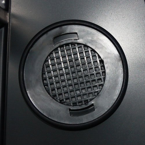 EdgeStar 80 Can Built-In Beverage Cooler - Black/Stainless Steel N8