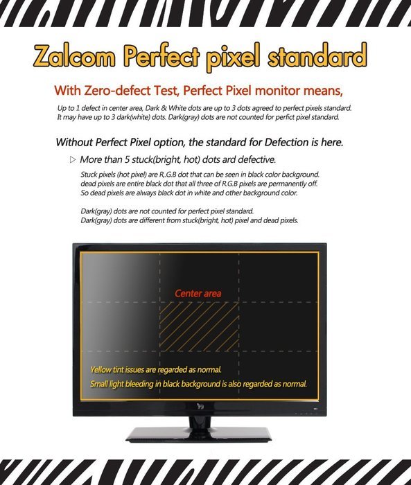 Perfect Pixel Zalcom Zevroid-30Qv 30" LG S-IPS 2560x1600 QHD Perfect Pixel DVI-D HDMI Multi-Source...