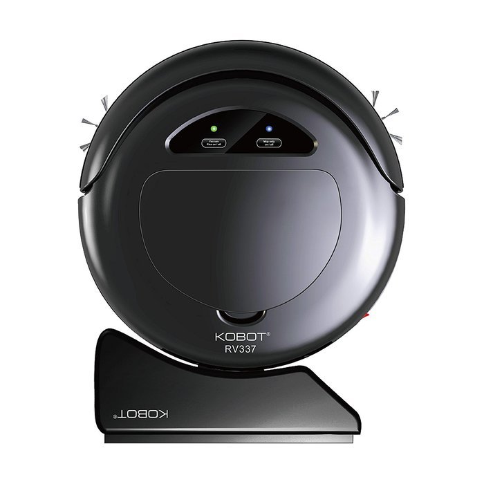 Techko Kobot RV337-BK Kobot Robotic Vacuum with Auto Charging Home Base, Black N3