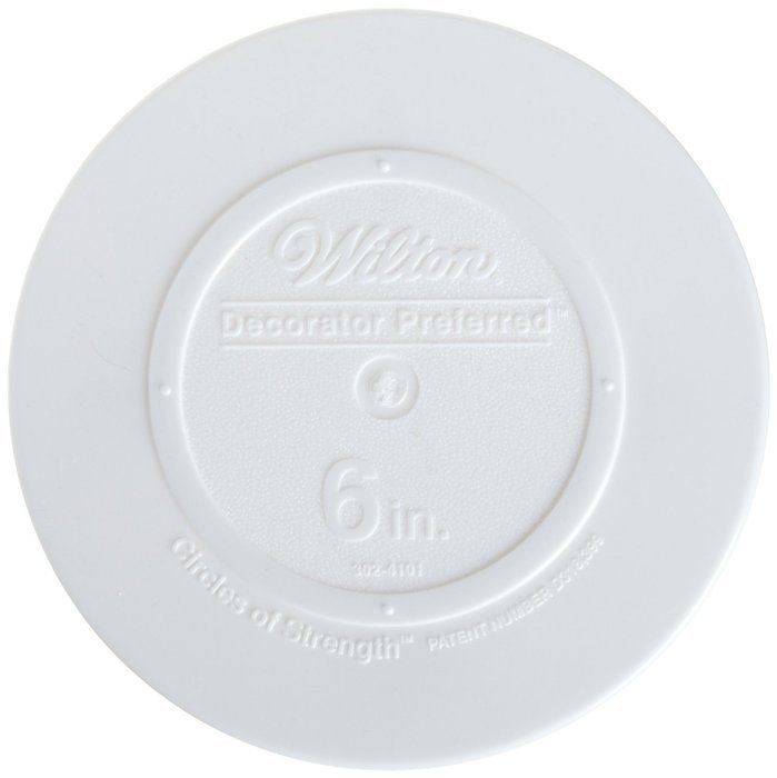 Wilton 302-4101 Smooth Edge Separator Plate for Cakes, 6-Inch N2