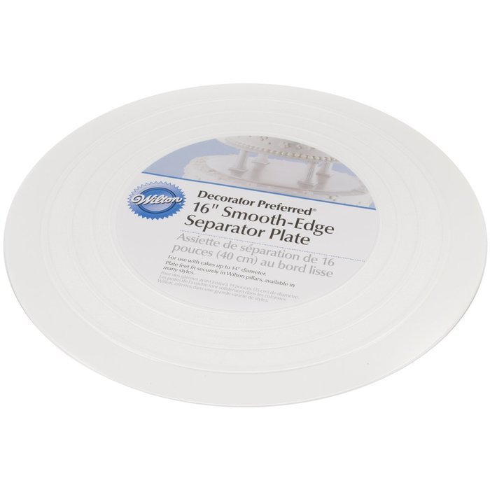 Wilton 302-4101 Smooth Edge Separator Plate for Cakes, 6-Inch N4