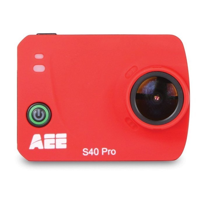 AEE Technology S40 Pro 1080P HD 16MP Time Lapse Long Battery Life Action Camera (Deep Red)