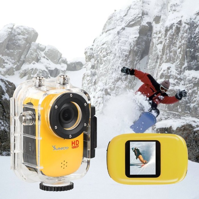 Flylinktech DREAM Waterproof 1.5-inch High Definition Screen 12MP HD 1080P Sports Action Video Camcorder With...