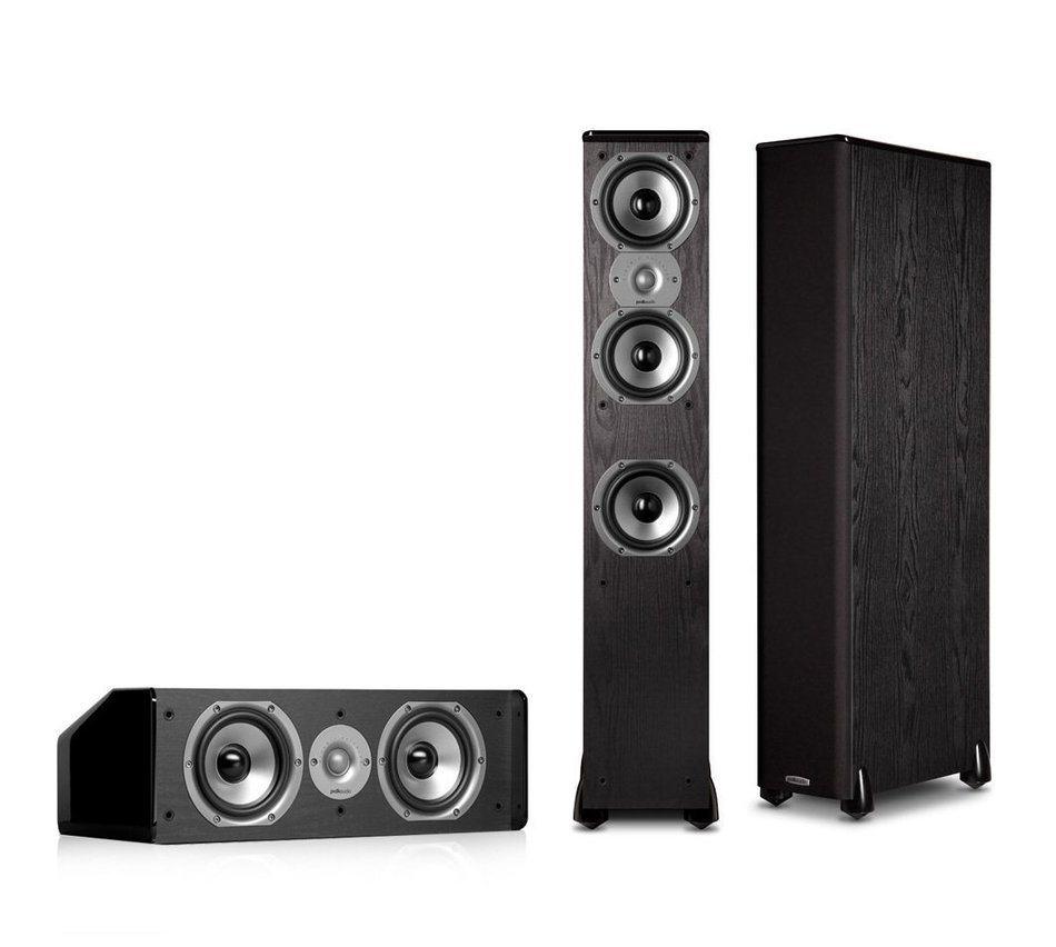 Polk Audio TSi400 3.0 Home Theater Speaker Package (Black) N2