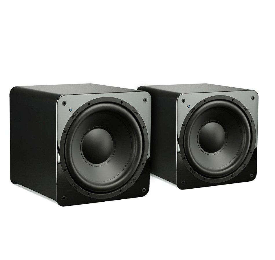 SVS SB-1000 - 300 Watt - 12" Powered Subwoofer (Black Ash Dual Subs) N4