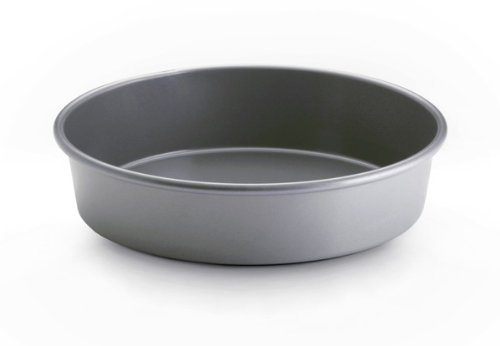 BonJour Aluminized Steel Nonstick Bakeware Cake Pan, 9-Inch Round, Gray