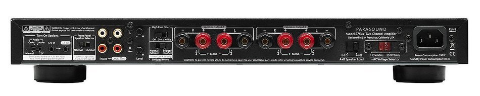 Parasound 275v2 90 Watt Stereo Power Amplifier N2