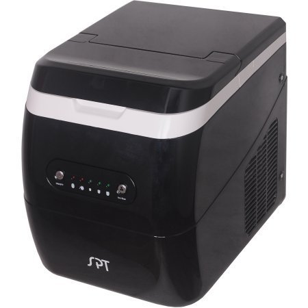 Sunpentown Portable Ice Maker | Freestanding Application, Black N2