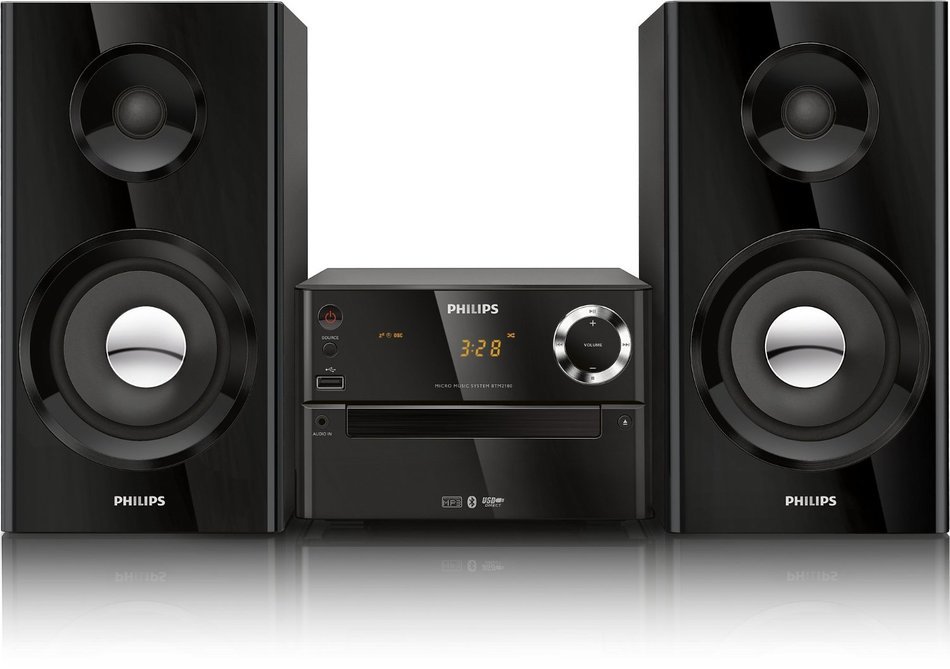 Philips BTM2180/37 Micro Music System (Black) (Discontinued by Manufacturer)