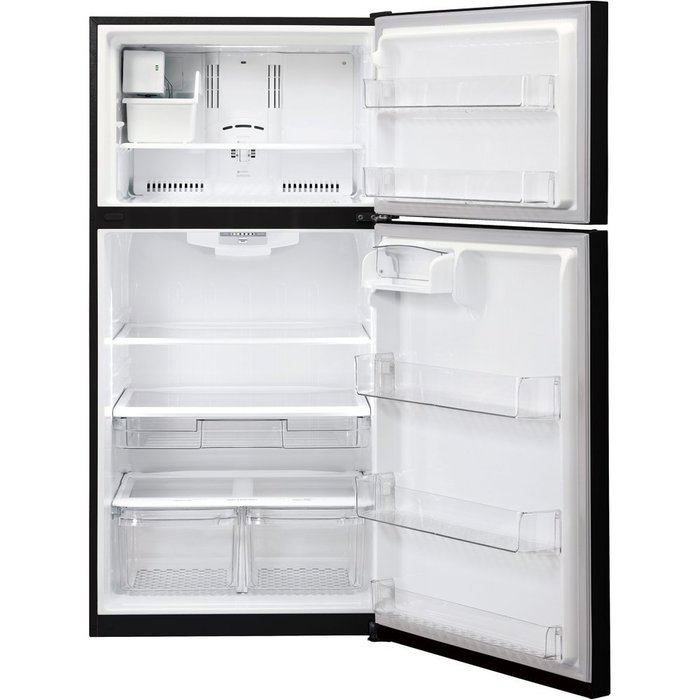 LG LTCS24223B 23.8 Cu. Ft. Black Top Freezer Refrigerator - Energy Star N2