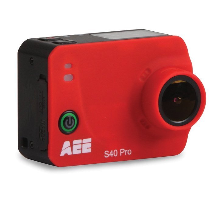 AEE Technology S40 Pro 1080P HD 16MP Time Lapse Long Battery Life Action Camera (Deep Red) N2