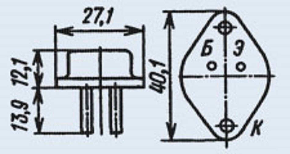Transistor silicone KT808AM analogue 2SC1619A, 2SD867 USSR 5 pcs