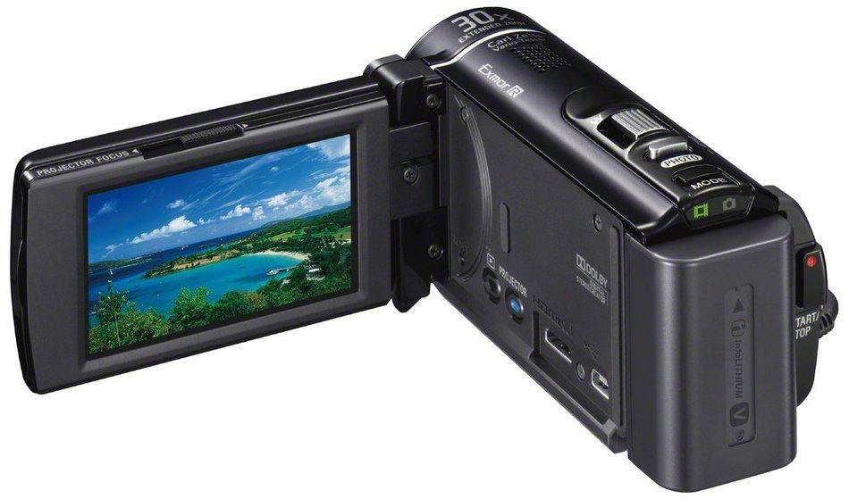 Sony HDR-PJ200E Full HD PAL Camcorder, 1920x1080 / 60i Recording, 5.3 Megapixel, 25x Optical Zoom, 2.7" Touch...