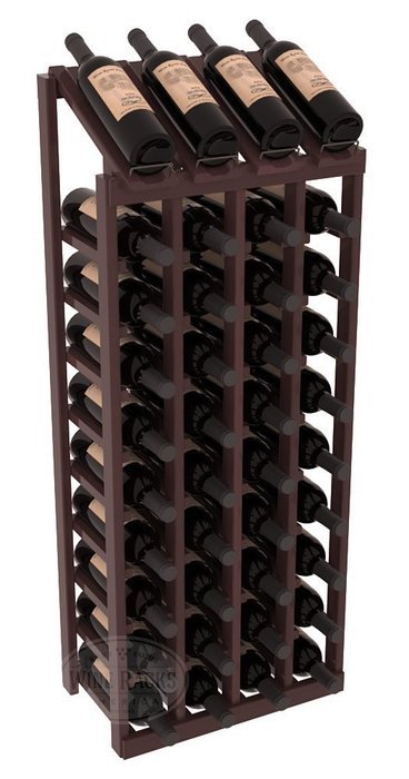 Wine Racks America Redwood 4 Column 10 Row Display Top Kit. 13 Stains to Choose From! N10