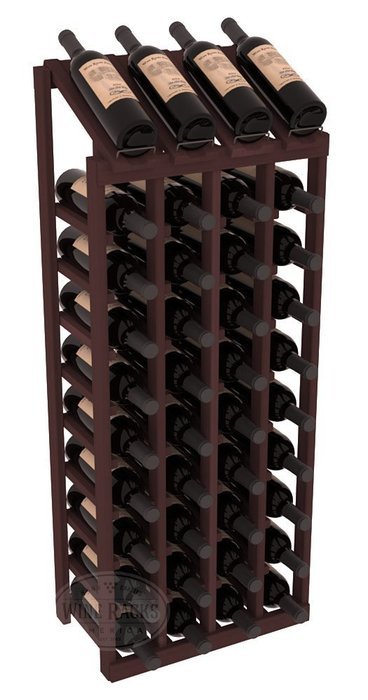 Wine Racks America Redwood 4 Column 10 Row Display Top Kit. 13 Stains to Choose From! N11