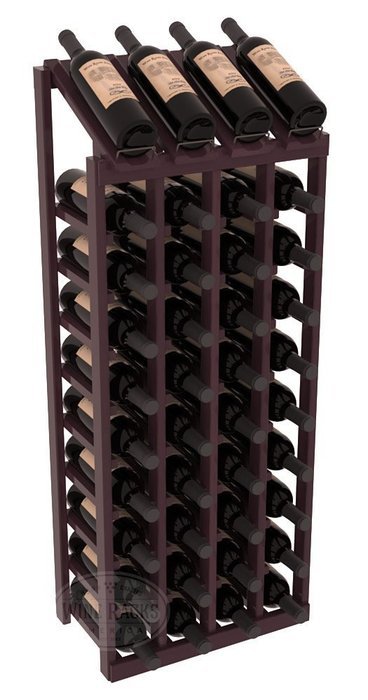 Wine Racks America Redwood 4 Column 10 Row Display Top Kit. 13 Stains to Choose From! N14