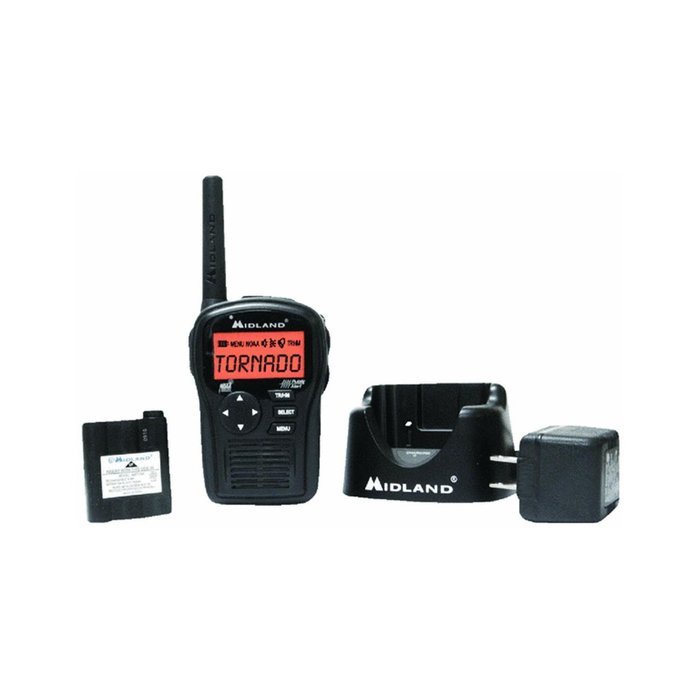 Portable All Hazards Weather Alert Radio-2Pack