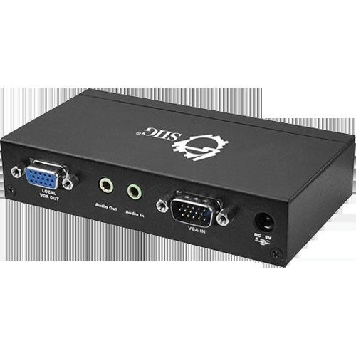 SIIG VGA & Audio Long Range CAT5 Extender with Auto-Tuned & Auto-Deskew