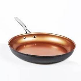 NuWave Perfect Green Skillet Pan Copper, Silver, 12-Inch N5