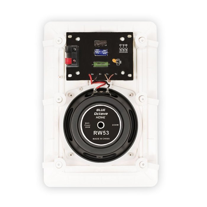 Blue Octave RW53 In Wall Speakers 3 Way Home 4480 Watts New 8 Pair Pack RW53-8PR N2
