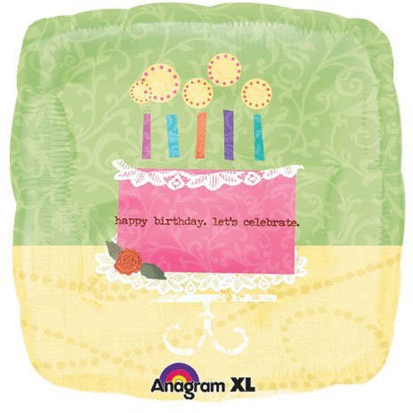 Anagram International 1592701 Fancy Birthday Cake Pack, 32"