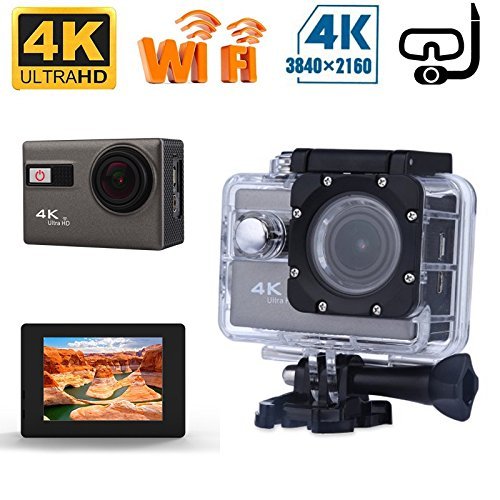 Boblov F68 Wifi Ultra HD 4K 2.0 Screen NOVATEK NT96660+SONY IMX117 Sensor 70-170 Degrees Adjustable Waterproof...