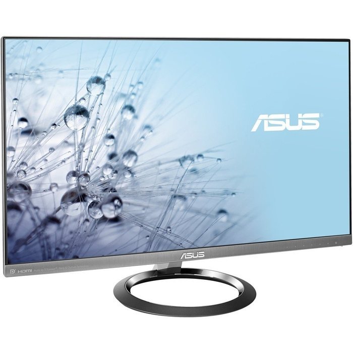 Asus - 25" IPS LED HD Monitor - Black, Space gray