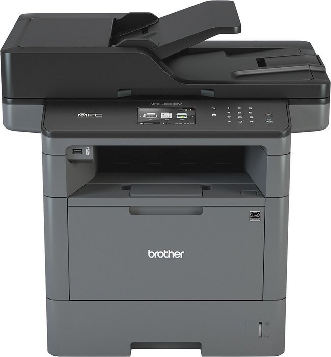 Brother - MFC-L5900DW Wireless Black-and-White All-In-One Laser Printer N2