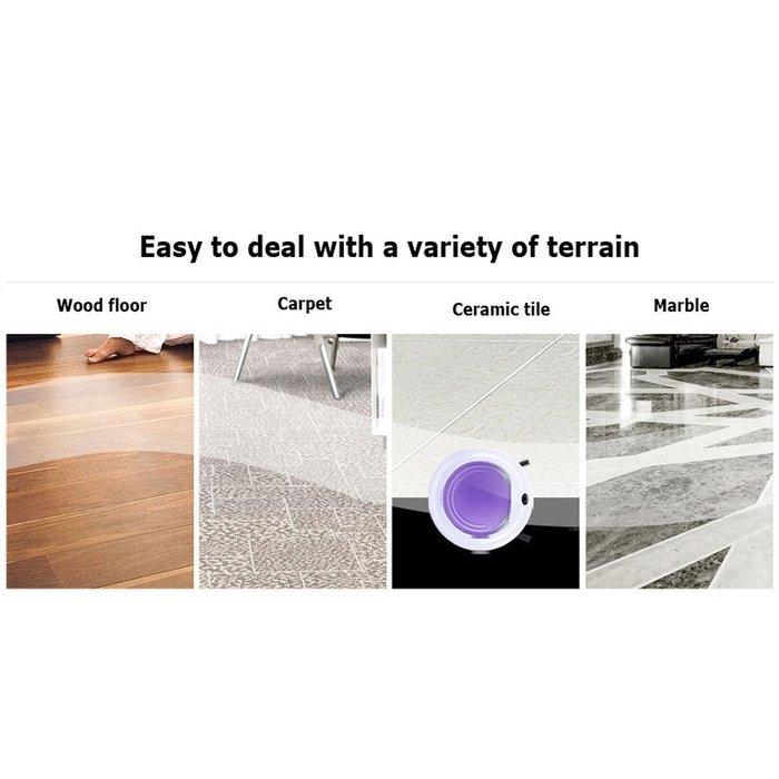 Floor Cleaning Robot Automatic Slim ultra-quiet vacuum cleaner sweeping machine Red N6