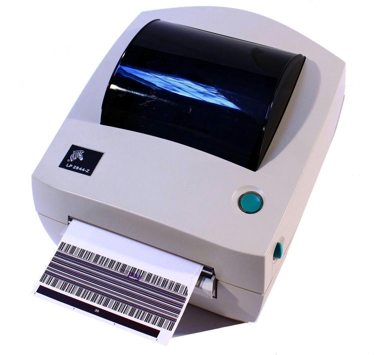 Zebra Lp2844 Z Direct Thermal Barcode Label Printer 284z 20301 0001 Usbpeelerparallelserial 2751