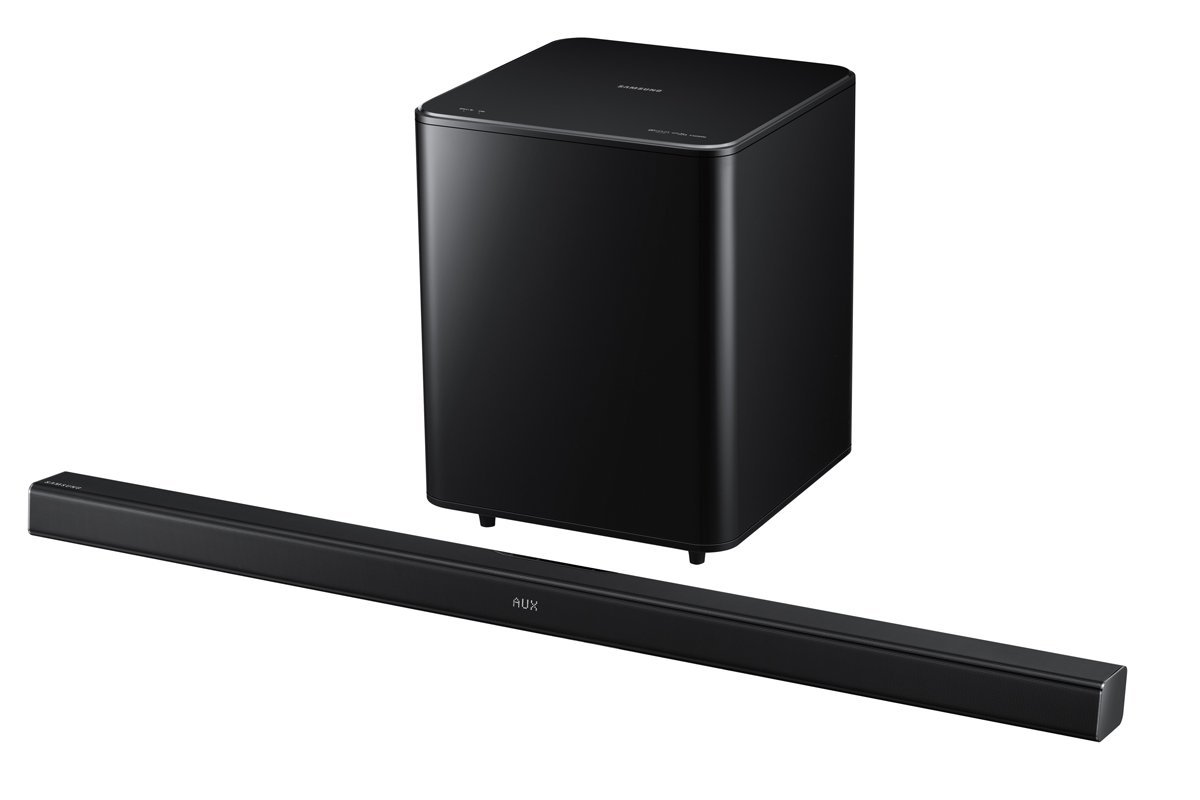 Samsung HW-H550 2.1 Channel 320 Watt Wireless Audio Soundbar (2014 ...