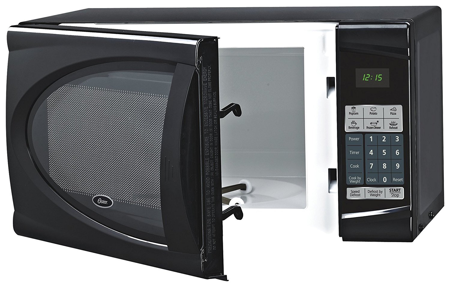 Oster OGDJ901 0.9Cubic Feet Countertop Microwave Oven, 900Watt, Black