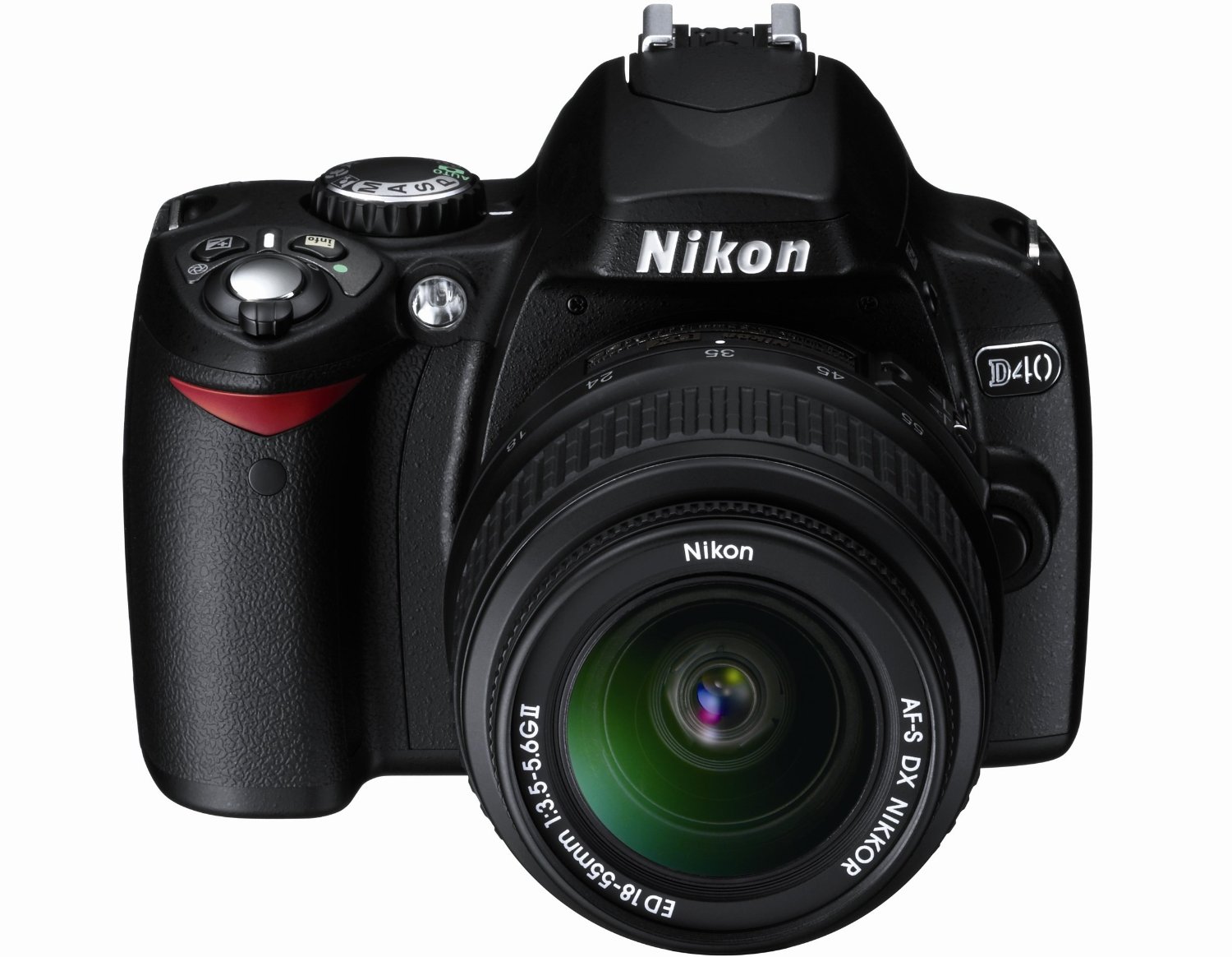 Nikon D40 6.1MP Digital SLR Camera Kit with 18-55mm f/3.5-5.6G ED II ...