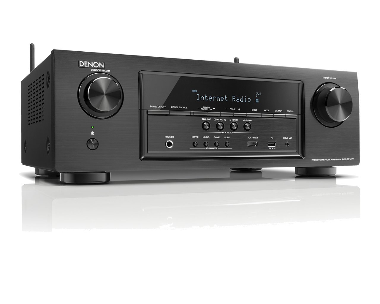 Denon AVRS710W 7.2 Channel Full 4K Ultra HD AV Receiver with Bluetooth