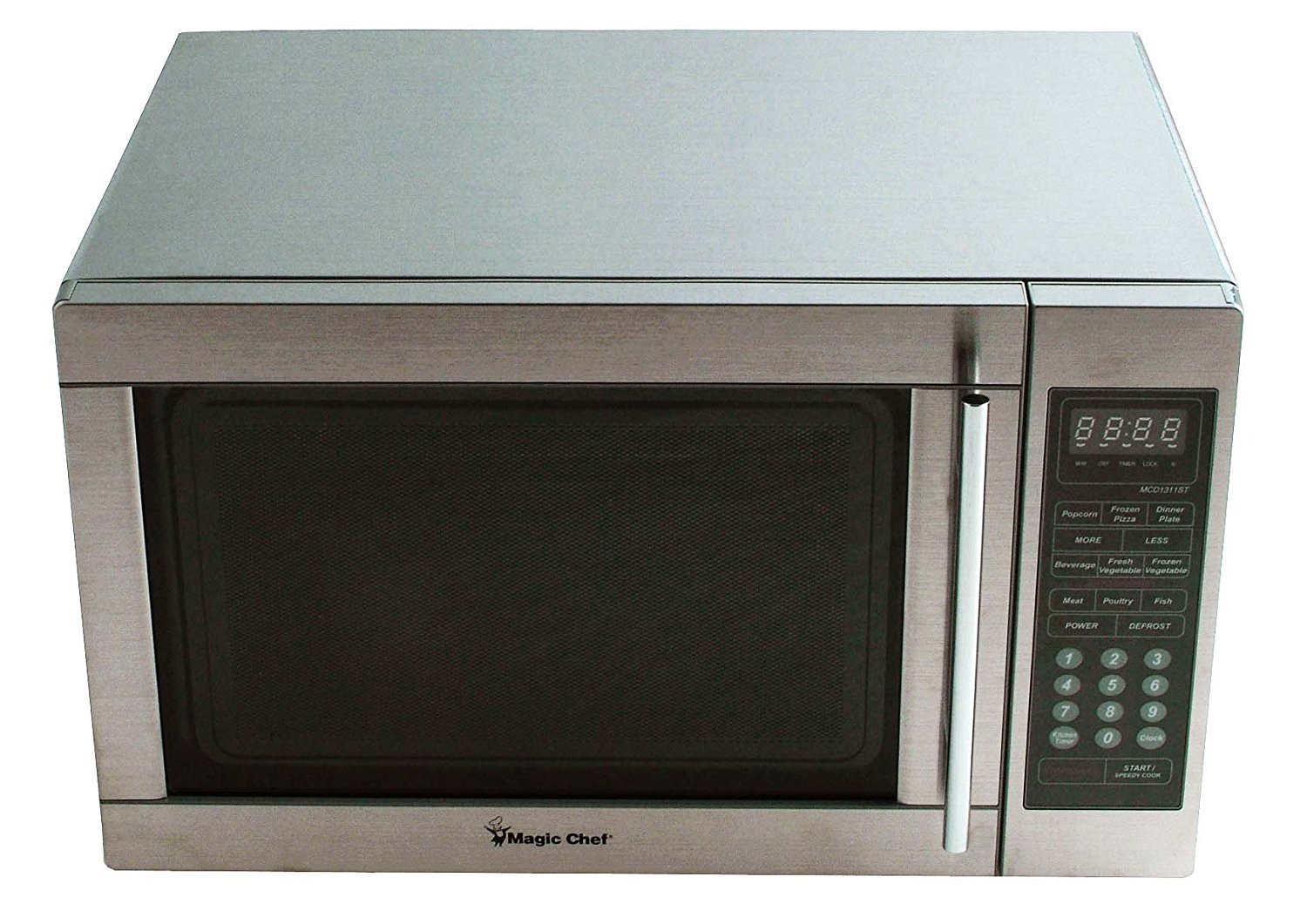 Magic chef mcd1310st 1 3 cu ft microwave stainless steel n3 free