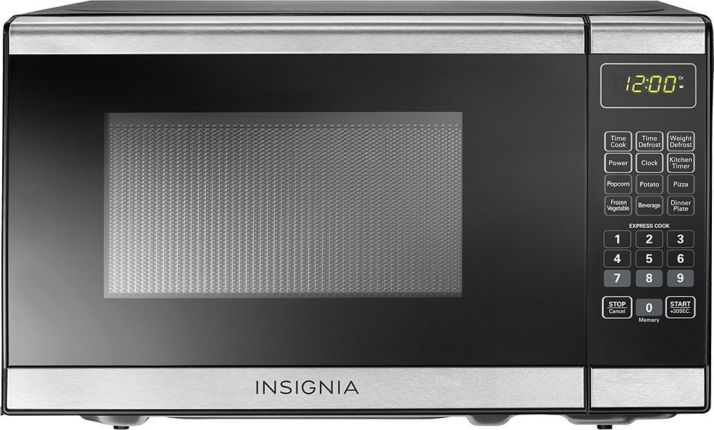 Insignia™ 0.7 Cu. Ft. Compact Microwave Stainless Steel free image